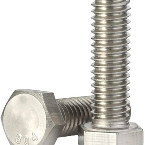 SS Hex Bolt M5 x 12mm, Stainless Steel (SS202) Hex Bolt