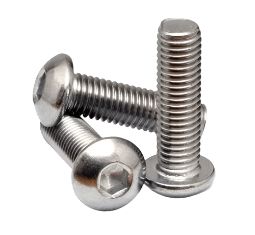 SS Button Allen M3 x 12mm, Stainless Steel (SS202) Allen Socket Button Screws