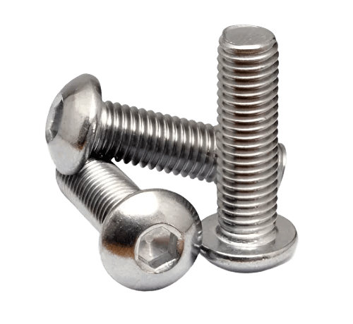 SS Button Allen M6 x 30mm, Stainless Steel (SS202) Allen Socket Button Screws