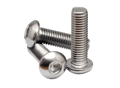 SS Button Allen M8 x 60mm, Stainless Steel (SS202) Allen Socket Button Screws