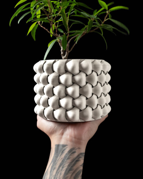 Tri-Weave Planter Pot - Image 3
