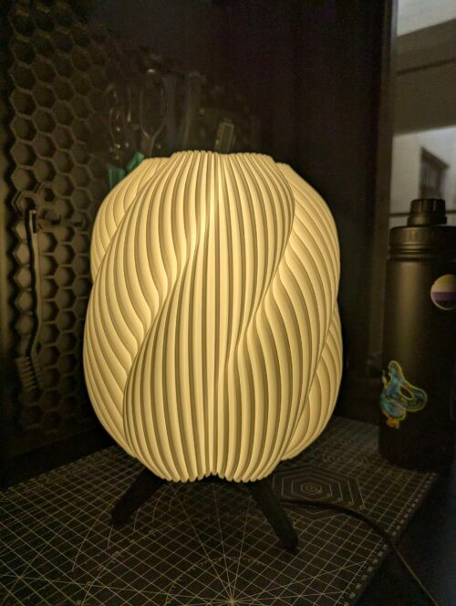 The Striped Swirl Lamp - Image 8