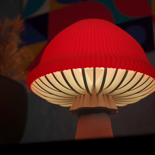 Glowshroom Table Lamp